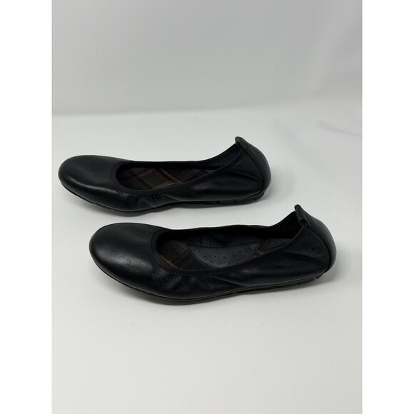Born Womens Julianne Ballet Flats Black Sz 10 M Leather Casual EUC - Picture 2 of 8
